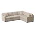 Blue/Brown Sectional - Braxton Culler Easton 2-Piece Upholstered Sectional Polyester/Upholstery | 38 H x 117 W x 94 D in | Wayfair