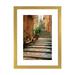 East Urban Home Italy, Cinque Terre, Monterosso. Bicycle & Uphill Stairway by Jaynes Gallery - Photograph Print Paper in Brown/Gray | Wayfair