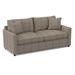 Braxton Culler Charleston 77" Flared Arm Sleeper w/ Reversible Cushions Wood/Revolution Performance Fabrics® in Gray/Brown | Wayfair