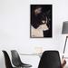 East Urban Home Tuxedo Cat by Hippie Hound Studios - Print Canvas/Metal in Black/Green/White | 40 H x 26 W x 1.5 D in | Wayfair