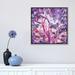 East Urban Home Wisteria Hysteria by Hobopeeba - Photograph Print Canvas in Green/Pink | 18 H x 18 W x 1.5 D in | Wayfair