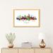 East Urban Home San Francisco California Skyline by Michael Tompsett - Graphic Art Print Paper, in Green/Orange/Red | 16 H x 24 W x 1 D in | Wayfair