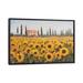 East Urban Home Tuscan Memories I by Sandra Iafrate - Painting Print Canvas/Metal in Green/White/Yellow | 40 H x 60 W x 1.5 D in | Wayfair