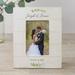 Personalization Mall Laurels Of Love Matte Wood Single Picture Frame in Whitewashed Wood in Brown | 6 H x 4 W x 0.5 D in | Wayfair 25835-4x6V