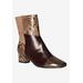 Women's Mavati Bootie by J. Renee in Brown (Size 8 M)