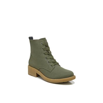 Women's Kunis Canvas Hiker Bootie by LifeStride in Olive (Size 7 M)