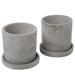 17 Stories Indoor Unglazed Cement Pot Planter Set | 4.4 H x 4.6 W x 4.6 D in | Wayfair 92ADD9CF64DE4F1C86E1AA6045F1F58D