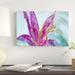 Winston Porter Magenta Colores I by Suzanne Wilkins - Wrapped Canvas Painting Canvas in Blue/Pink | 12 H x 18 W x 1.25 D in | Wayfair