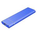 External Hard Drive, 1TB 2TB Portable Hard Drive External Slim Hard Drive Data Storage Compatible with PC, Laptop, Blue 2TB