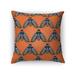 BOHO BUG ORANGE Accent Pillow By Kavka Designs