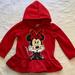 Disney Shirts & Tops | Disney! Minnie Mouse Ruffled Pullover Sweatshirt | Color: Black/Red | Size: 24mb