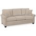 Braxton Culler Park Lane 55" Rolled Arm Sofa Bed w/ Reversible Cushions in Blue/Black | 36 H x 81 W x 37 D in | Wayfair 759-015/INN/0851-61/BLACK