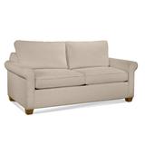 Braxton Culler Park Lane 73" Rolled Arm Loveseat w/ Reversible Cushions Polyester in Gray/Brown | 36 H x 62 W x 38 D in | Wayfair