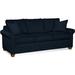 Braxton Culler Park Lane 81" Rolled Arm Sofa w/ Reversible Cushions in Blue/Brown | 36 H x 81 W x 37 D in | Wayfair 759-011/0212-61/HAVANA