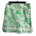Lilly Pulitzer Skirts | Lily Pulitzer Green & Orange Floral Skirt Euc | Color: Green/Orange | Size: 12