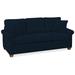 Braxton Culler Park Lane 55" Rolled Arm Sofa Bed w/ Reversible Cushions in Black/Brown | 36 H x 81 W x 37 D in | Wayfair 759-015/GMF/0805-61/HAVANA