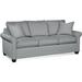 Braxton Culler Park Lane 81" Rolled Arm Sofa w/ Reversible Cushions in Gray/Blue/Black | 36 H x 81 W x 37 D in | Wayfair 759-011/0204-64/BLACK