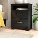 Latitude Run® Keiontay 2 - Drawer Nightstand Wood in Black | 27 H x 20.5 W x 15.75 D in | Wayfair 18A51B8D12DB41AAA2E2706DDE1EDE76