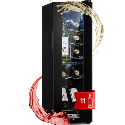 Klarstein - Shiraz 12 Slim Uno Weinkühlschrank 32l/12Fl.Touch 85 w 5-18 °c led Image