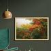 East Urban Home Ambesonne Garden Wall Art w/ Frame, Maple Trees In The Fall At Portland Japanese Garden Foggy Morning Scenery | Wayfair