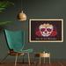 East Urban Home Ambesonne Day Of The Dead Wall Art w/ Frame, Dia De Los Muertos Words Spanish Skull Dead Head Skeleton Vivid Print | Wayfair