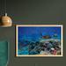 East Urban Home Ambesonne Fish Wall Art w/ Frame, Exotic Fish & Turtle In Fresh Water On Stony Corals Bio Diversity Wild Life Photo | Wayfair