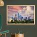 East Urban Home Ambesonne United States Wall Art w/ Frame, Dallas City Skyline At Sunset Clouds Texas Highrise Skyscrapers Landmark | Wayfair