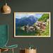 East Urban Home Ambesonne Nature Wall Art w/ Frame, Idyllic Alps Village Small Town By Majestic Mountain Lake European Pastoral Scenery | Wayfair