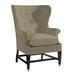 Wingback Chair - Lillian August Farrington 31" Wide Linen Wingback Chair Fabric in Gray | 44 H x 31 W x 35 D in | Wayfair LA4102C_Glynn Grey