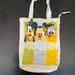 Disney Bags | Disney Canvas Zip Tote Bag Goofy Mickey Donald | Color: Cream/Yellow | Size: Os