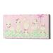 Harper Orchard Baby Shower Pink Lambs by Elyse DeNeige - Wrapped Canvas Graphic Art Print Canvas in Green/Pink | 12 H x 24 W x 0.75 D in | Wayfair