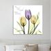 Latitude Run® "Tulips Salvation" Gallery Wrapped Canvas By Albert Koetsier Canvas | 12 H x 12 W x 1.5 D in | Wayfair