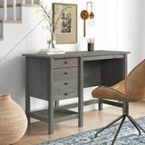 Dovecove Vasco Single Ped Desk Wood in Brown | 29.75 H x 47.16 W x 19.5 D in | Wayfair 725C42430AC14B399EAAA5F895E893CE