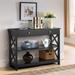 Winston Porter Badrig 39.3" Console Table Wood in Black | 31.5 H x 39.3 W x 11.7 D in | Wayfair C7B396FF6D2F439FA8206F623B3D5611