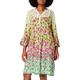 Timezone Women's Printed Boho Dress, Multicoloured Flowers, XL