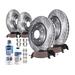 2000-2003 Ford F150 Front and Rear Brake Pad and Rotor Kit - Detroit Axle