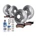 2015-2020 GMC Yukon XL Front and Rear Brake Pad and Rotor Kit - Detroit Axle