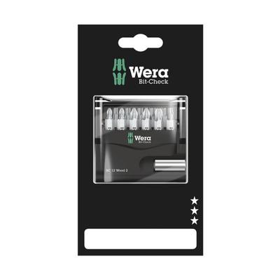 12-teiliges Bit-Set »Wood 2«, Wera