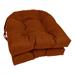 16-inch U-shaped Indoor/ Outdoor Chair Cushion (Set of 2) - 16" x 16"