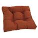 19-inch Square Indoor/Outdoor Tufted Chair Cushion - 19" x 19"