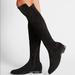Nine West Shoes | Nine West Nayli Women's Black Suede Over Knee Tall Boots Size 6.5 | Color: Black | Size: 6.5