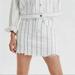 American Eagle Outfitters Skirts | American Eagle White And Blue Striped Denim Skirt | Color: Blue/White | Size: 2