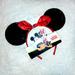 Disney Accessories | Minnie Mouse Ears Sequin Headband Red Bandana Bow | Color: Black/Red | Size: Os