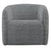 Barrel Chair - Bernhardt Aline 31" Wide Swivel Barrel Chair Wood/Polyester/Fabric/Other Performance Fabrics in Gray | Wayfair B6923S_5533-011