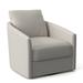 Barrel Chair - Bernhardt Astoria 32" Wide Swivel Barrel Chair Wood/Polyester/Fabric/Other Performance Fabrics in White/Brown | Wayfair