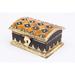 Lavish Touch Boga Box - Bone Inlay Wood in Brown/Gray | 3.15 H x 5.91 W x 3.94 D in | Wayfair 5624