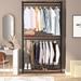 17 Stories Benco 86" Tall Freestanding Closet Clothes Shelf, Garment Rack for Bedroom | 86 H x 47 W x 15.7 D in | Wayfair