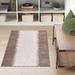 Brown/White 91 x 63 x 0.19 in Indoor/Outdoor Area Rug - Union Rustic Jerail Brown/Ivory Indoor/Outdoor Area Rug | 91 H x 63 W x 0.19 D in | Wayfair