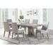 Wagenen Side Chair in Gray Oak Wood/Upholstered/Fabric in Brown/Gray Laurel Foundry Modern Farmhouse® | 38 H x 20 W x 25 D in | Wayfair