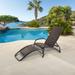 Pellebant 2-in-1 Folding Adjustable Outdoor Rocking Chaise Lounge Chair - See the picture